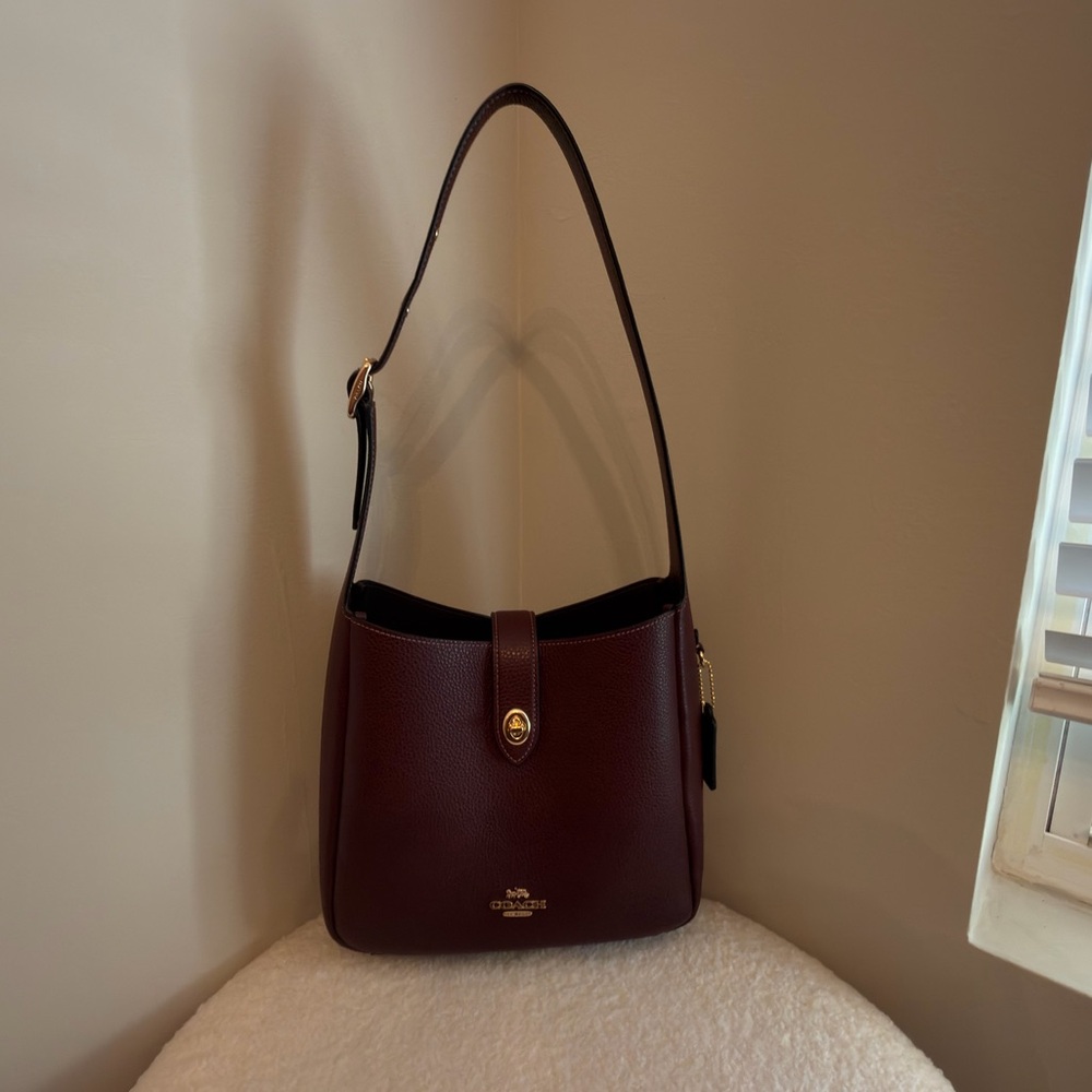 Coach Merlot Hadley Convertible Crossbody